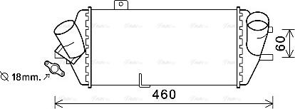 Ava Quality Cooling HY4389 - Интеркулер autozip.com.ua