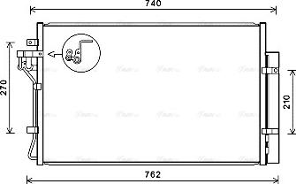 Ava Quality Cooling HY5432D - Конденсатор, кондиціонер autozip.com.ua