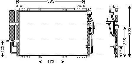 Ava Quality Cooling HY5091D - Конденсатор, кондиціонер autozip.com.ua