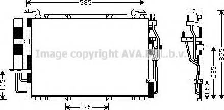 Ava Quality Cooling HY 5091 - Конденсатор, кондиціонер autozip.com.ua