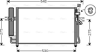 Ava Quality Cooling HY5087D - Конденсатор, кондиціонер autozip.com.ua