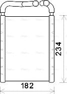 Ava Quality Cooling HY6375 - Теплообмінник, опалення салону autozip.com.ua