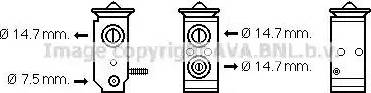 Ava Quality Cooling KA1194 - Розширювальний клапан, кондиціонер autozip.com.ua