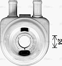 Ava Quality Cooling HY3472 - Масляний радіатор, рухове масло autozip.com.ua