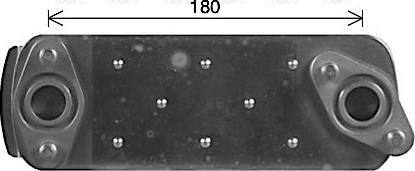 Ava Quality Cooling HY3585 - Масляний радіатор, рухове масло autozip.com.ua