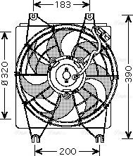 Ava Quality Cooling HY 7522 - Вентилятор, охолодження двигуна autozip.com.ua