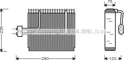 Ava Quality Cooling HY V002 - Випарник, кондиціонер autozip.com.ua