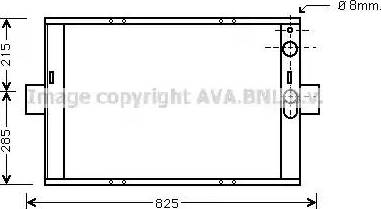 Ava Quality Cooling IV 2062 - Радіатор, охолодження двигуна autozip.com.ua