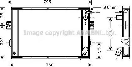 Ava Quality Cooling IV 2023 - Радіатор, охолодження двигуна autozip.com.ua