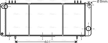 Ava Quality Cooling JE 2016 - Радіатор, охолодження двигуна autozip.com.ua