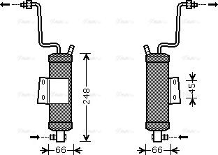 Ava Quality Cooling JE D036 - Осушувач, кондиціонер autozip.com.ua