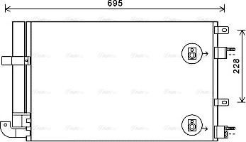 Ava Quality Cooling JR5050D - Конденсатор, кондиціонер autozip.com.ua