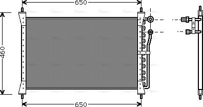 Ava Quality Cooling JR 5012 - Конденсатор, кондиціонер autozip.com.ua