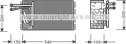 Ava Quality Cooling JR V022 - Випарник, кондиціонер autozip.com.ua