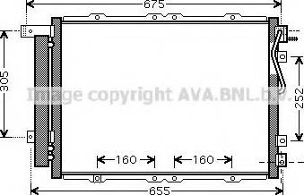 Ava Quality Cooling KA5091 - Конденсатор, кондиціонер autozip.com.ua