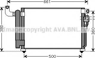 Ava Quality Cooling KA5082 - Конденсатор, кондиціонер autozip.com.ua