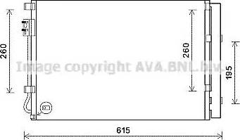 Ava Quality Cooling KA5280D - Конденсатор, кондиціонер autozip.com.ua