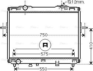 Ava Quality Cooling KA2126 - Радіатор, охолодження двигуна autozip.com.ua