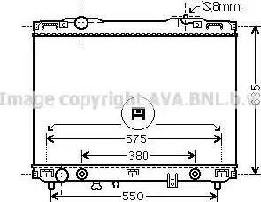Ava Quality Cooling KA2175 - Радіатор, охолодження двигуна autozip.com.ua