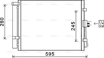 Ava Quality Cooling KAA5150D - Конденсатор, кондиціонер autozip.com.ua