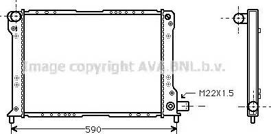 Ava Quality Cooling LC 2012 - Радіатор, охолодження двигуна autozip.com.ua