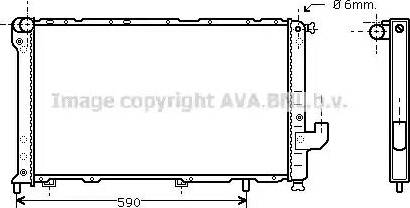 Ava Quality Cooling LC 2034 - Радіатор, охолодження двигуна autozip.com.ua