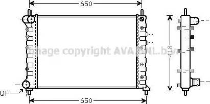 Ava Quality Cooling LC 2077 - Радіатор, охолодження двигуна autozip.com.ua