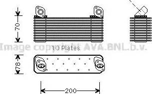 Ava Quality Cooling ME 3001 - Масляний радіатор, рухове масло autozip.com.ua