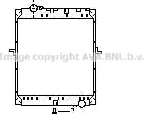 Ava Quality Cooling ME 2177 - Радіатор, охолодження двигуна autozip.com.ua