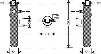 Ava Quality Cooling ME D229 - Осушувач, кондиціонер autozip.com.ua