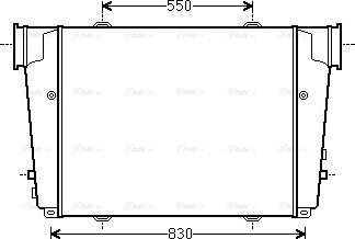 Ava Quality Cooling MN4060 - Интеркулер autozip.com.ua