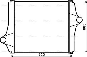 Ava Quality Cooling MN4062 - Интеркулер autozip.com.ua