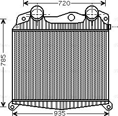 Ava Quality Cooling MN 4017 - Интеркулер autozip.com.ua