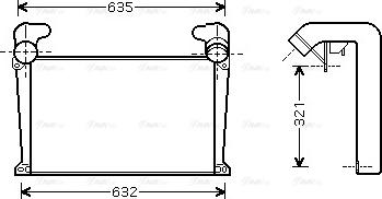 Ava Quality Cooling MN 4034 - Интеркулер autozip.com.ua