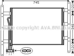 Ava Quality Cooling MN 5041 - Конденсатор, кондиціонер autozip.com.ua