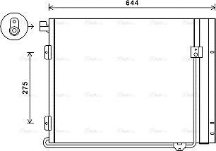 Ava Quality Cooling MN5072D - Конденсатор, кондиціонер autozip.com.ua