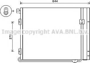 Ava Quality Cooling MN5072 - Конденсатор, кондиціонер autozip.com.ua