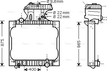 Ava Quality Cooling MN 2015 - Радіатор, охолодження двигуна autozip.com.ua