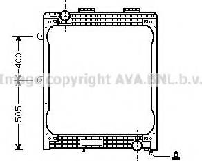 Ava Quality Cooling MNA2007 - Радіатор, охолодження двигуна autozip.com.ua