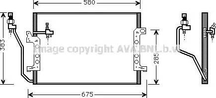 Ava Quality Cooling MS 5330 - Конденсатор, кондиціонер autozip.com.ua