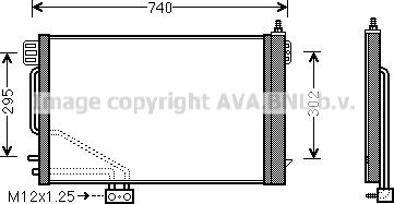 Ava Quality Cooling MS5200D - Конденсатор, кондиціонер autozip.com.ua