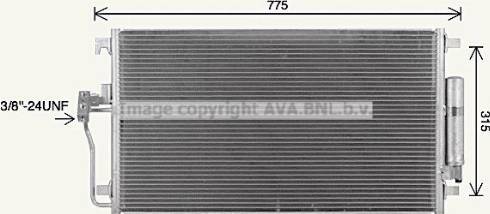 Ava Quality Cooling MS5761D - Конденсатор, кондиціонер autozip.com.ua