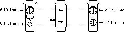 Ava Quality Cooling MS 1124 - Розширювальний клапан, кондиціонер autozip.com.ua