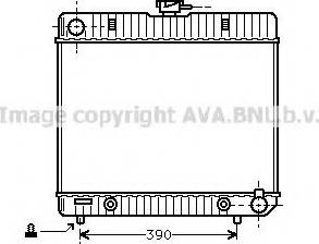 Ava Quality Cooling MS2040 - Радіатор, охолодження двигуна autozip.com.ua