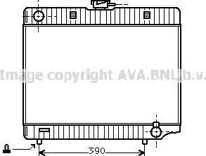 Ava Quality Cooling MS 2060 - Радіатор, охолодження двигуна autozip.com.ua