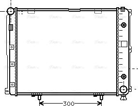 Ava Quality Cooling MS 2164 - Радіатор, охолодження двигуна autozip.com.ua