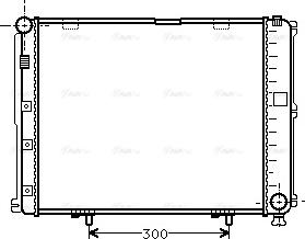 Ava Quality Cooling MS 2035 - Радіатор, охолодження двигуна autozip.com.ua