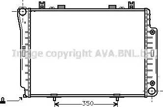 Ava Quality Cooling MS 2144 - Радіатор, охолодження двигуна autozip.com.ua