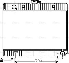 Ava Quality Cooling MS 2103 - Радіатор, охолодження двигуна autozip.com.ua