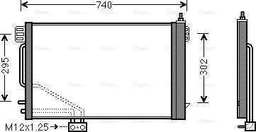 Ava Quality Cooling MSA5200D - Конденсатор, кондиціонер autozip.com.ua